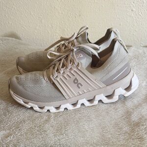 On Running Light Beige Sneakers